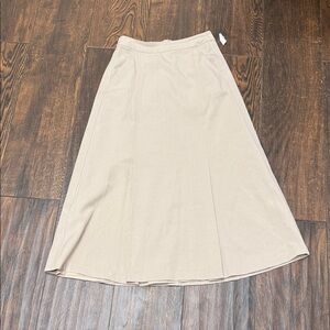 Halogen Beige A-Line Skirt